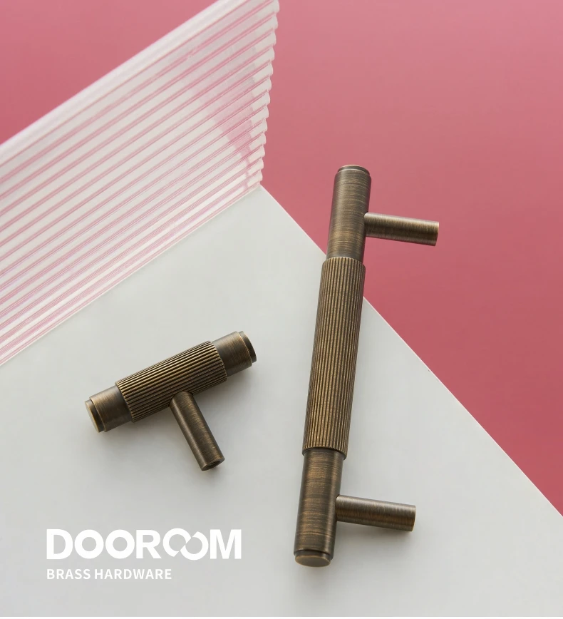 Dooroom Antike Messing-Streifen-Möbelgriffe, moderne Schrank-, Kommoden-, Schubladen- und Schrankknöpfe, Großhandel erhältlich – Detail 6
