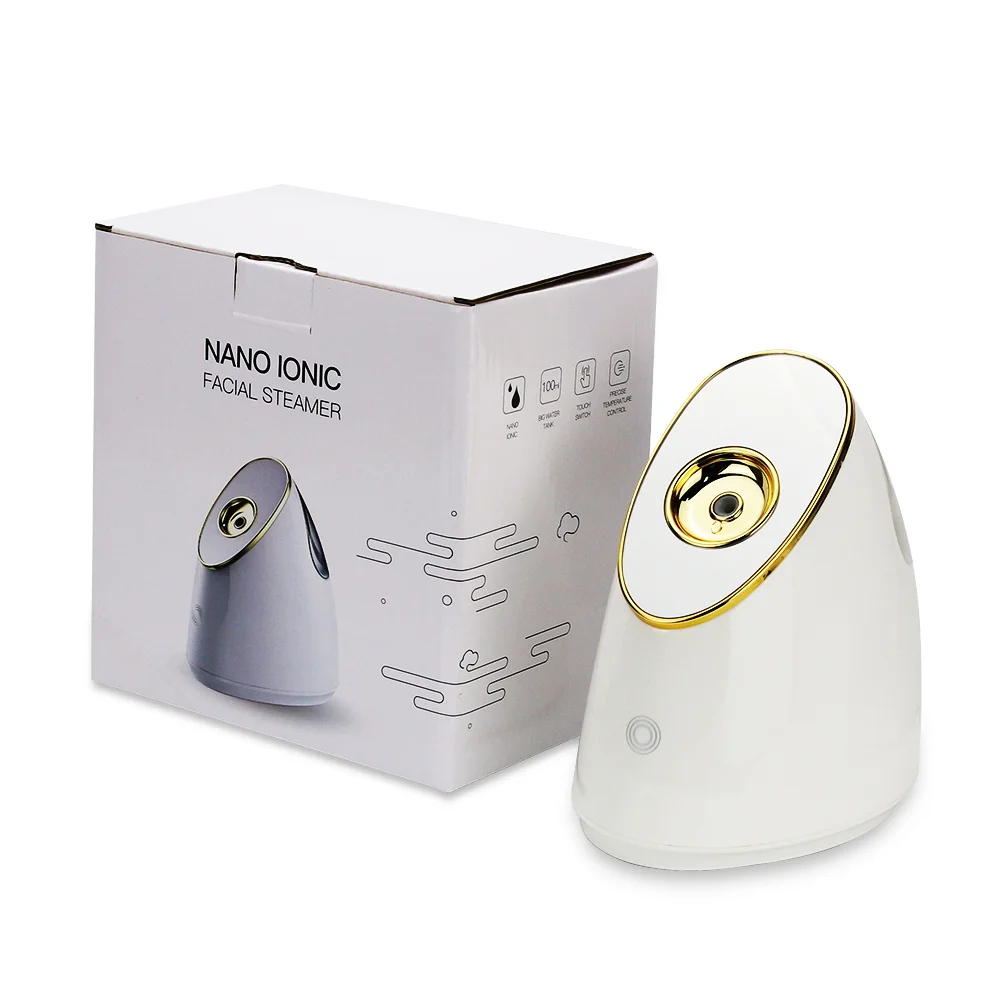 Máquina De Vapor De Hidratação De Rosto, Cravo e Nose Steamer, Sauna Facial, Amostra Grátis