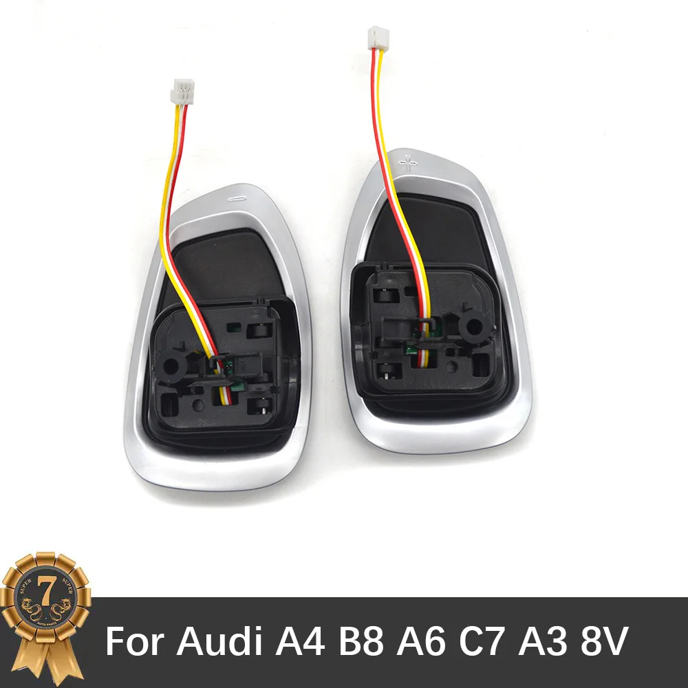 

For Audi A4 B8 A6 C7 A3 8V Steering Wheel Shift paddles Assembly Accessories