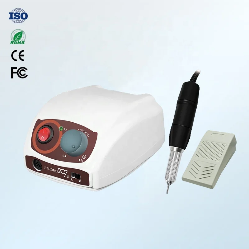 2029 AT-CM-043 35000rpm Strong 207 120 Electric Nail Polish Machine Plastic Handpiece Brushed Design