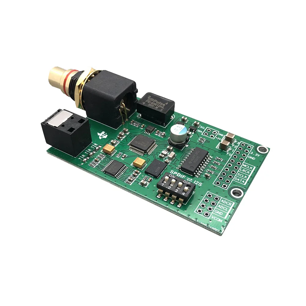 

Nvarcher I2S IIS Optical Coaxial Analog Audio Signal Processing Conversion Switch Board for Amanero Italian USB Interface