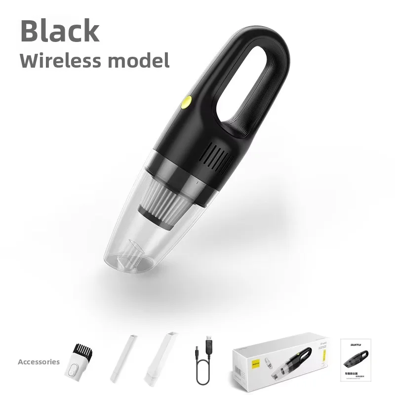 USB Rechargeable High Power Cordless Car Vacuum Cleaner Wet and Dry Dual Use Handheld Household Vacuum Cleaner Bagless
