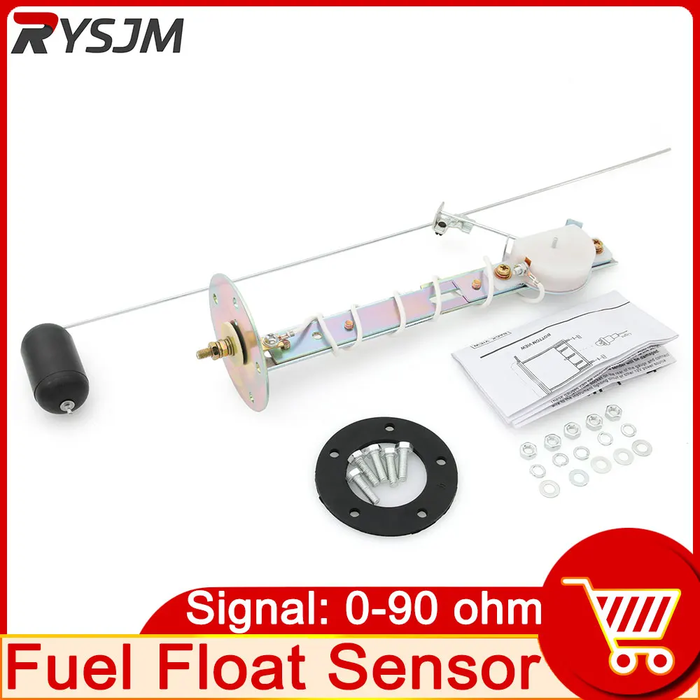 Fuel Level Gauge Sensor 0-90 ohm Car Meter Fuel Float Sensor 12V Car Meter Tank Level Indicator Sensors Fuel Sending Unit