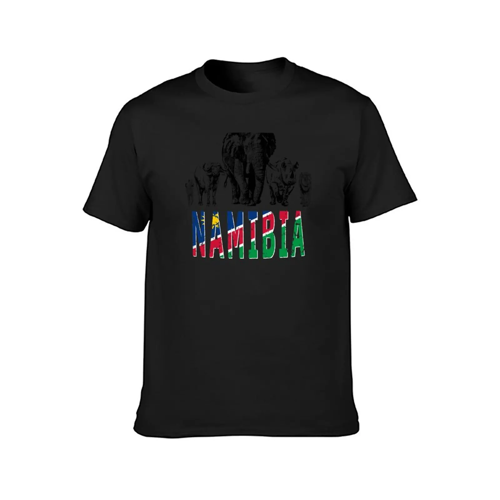 Africa's Big Five for Namibia Fans T-Shirt shirts graphic tees quick drying blacks mens t shirt graphic