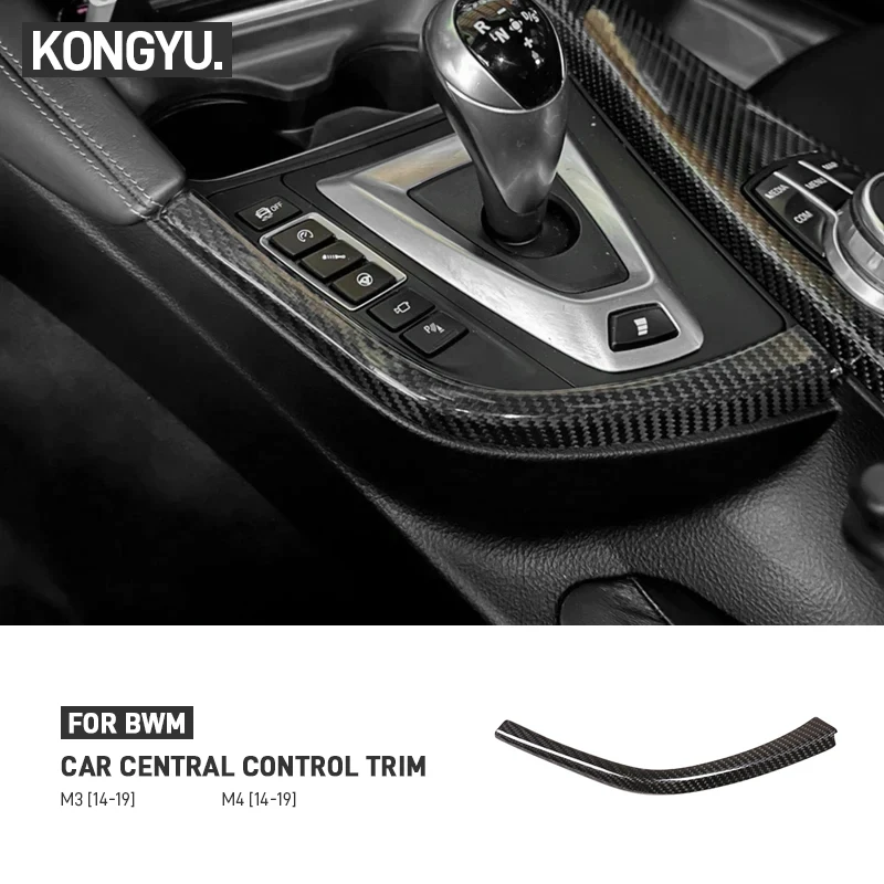 

Для BMW M3 M4 F80 F82 F83 2014-2019 настоящее углеродное волокно LHD RHD автомобильный переключатель передач боковые L-образные полоски панели отделка аксессуары для интерьера