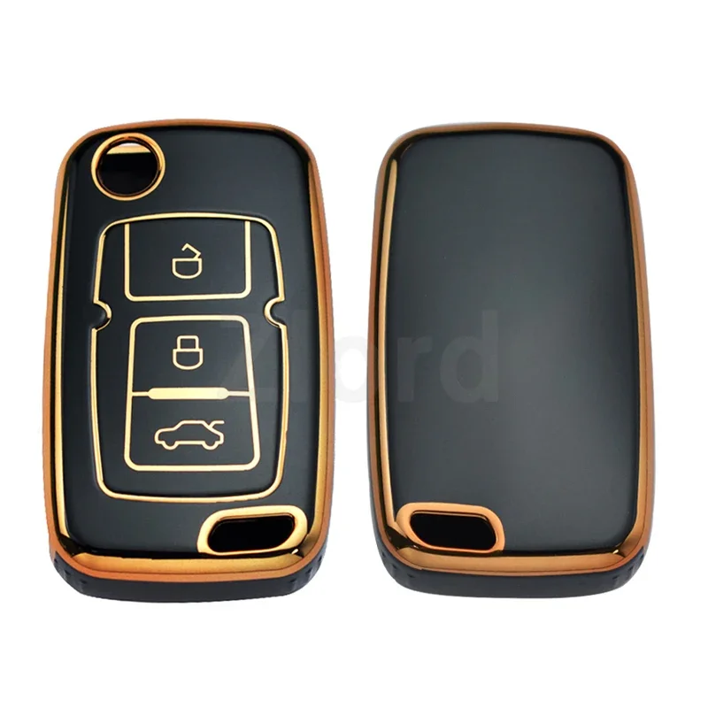 For Geely Emgrand EU 7  EC715 EC718 EC7-RV EC715 EC718-RV GC5 GC6 EC8 SL Folding Shell Fob Keychain Car Remote Key Case Cover