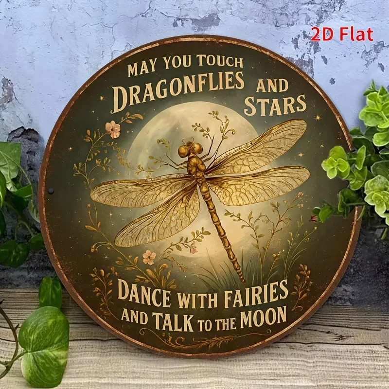 Viktorianisches Vintage-Metallblechschild – langlebige Aluminium-Außendekoration für Bauernhaus, Veranda, Wohnzimmer – perfektes Einweihungsgeschenk