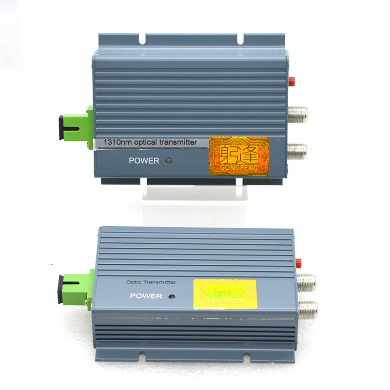 

FTTH CATV1310/1550nm Mini Optical Laser Transmitter Output10mw 47-1218MHz RF input 50~88dBuV With AGC Factory Price Wholesale