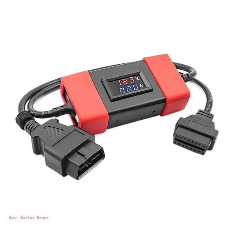 12V to 24V Converters Cable Car For Heavy Duty Truck Diesels OBD Scanner Adapter