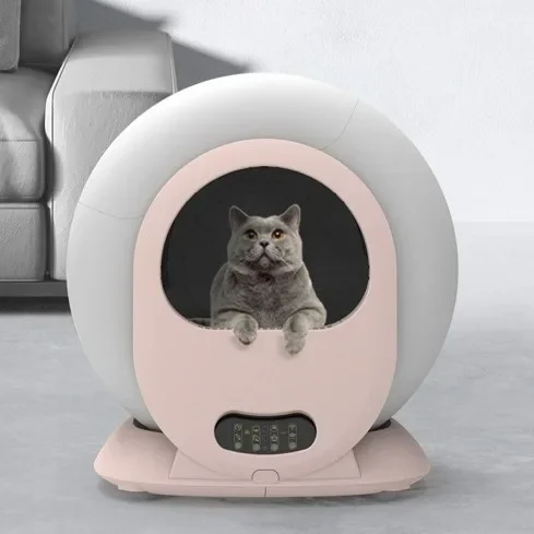 Intelligent cat litter box for adult cats 65L drum space purification and deodorization fully automatic cat toilet wholesale