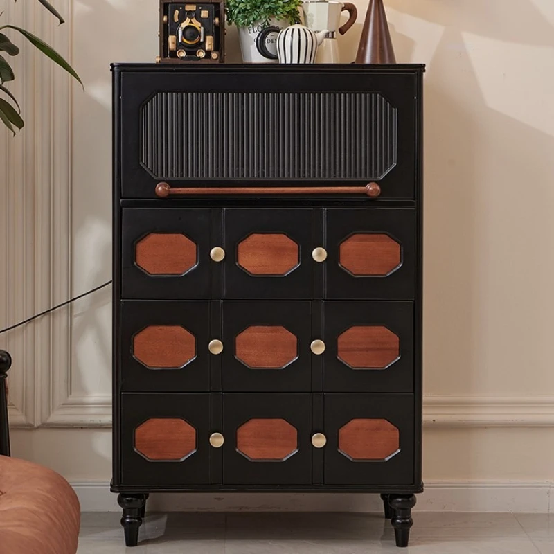 

Small Apartment Living Room Cabinet Floor Ceiling American TV Living Room Cabinet Locker Storage Home Furniture Cassettiera XYGZ