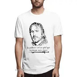 Kaamelott Perceval Quote T Shirt Plus Size Cotton Standard Size European Clothes Crewneck Custom Shirts