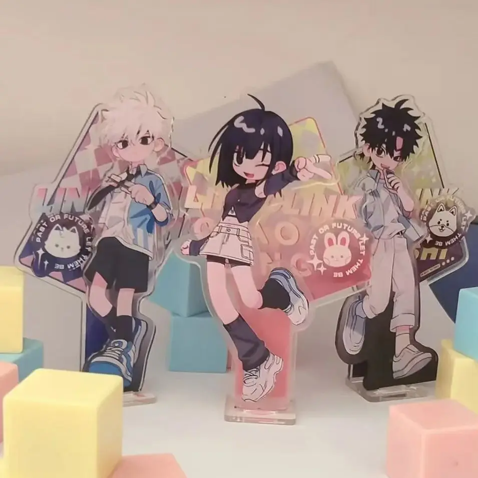 أنيمي لينك انقر الاكريليك الشكل تشارلز لوكاس الوقوف عمل تحصيل لعبة سطح المكتب ديكور المنزل #1