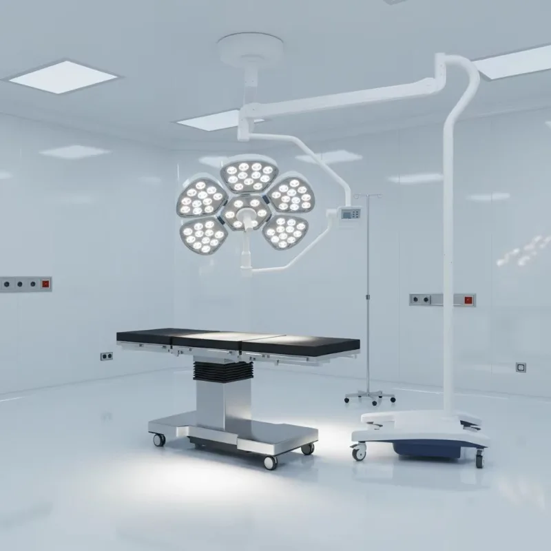 

Adjustable Surgical LED Light Mobile Operating Lamp Shadowless Surface Electric Power Source CE Certified 2026