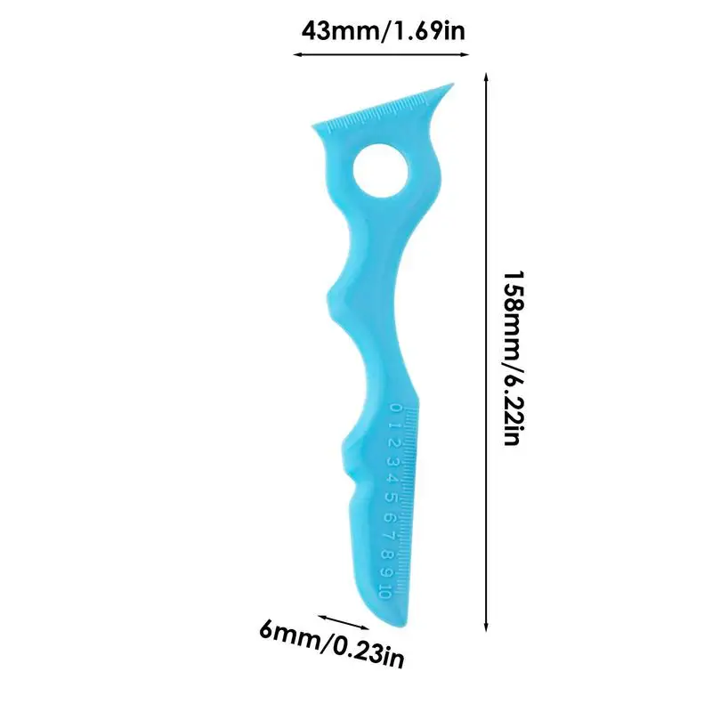 Pochoirs en silicone réutilisables pour tous les visages, outil d'eye-liner ailé, applicateur pour tous les visages, maquillage respectueux de l'intérieur