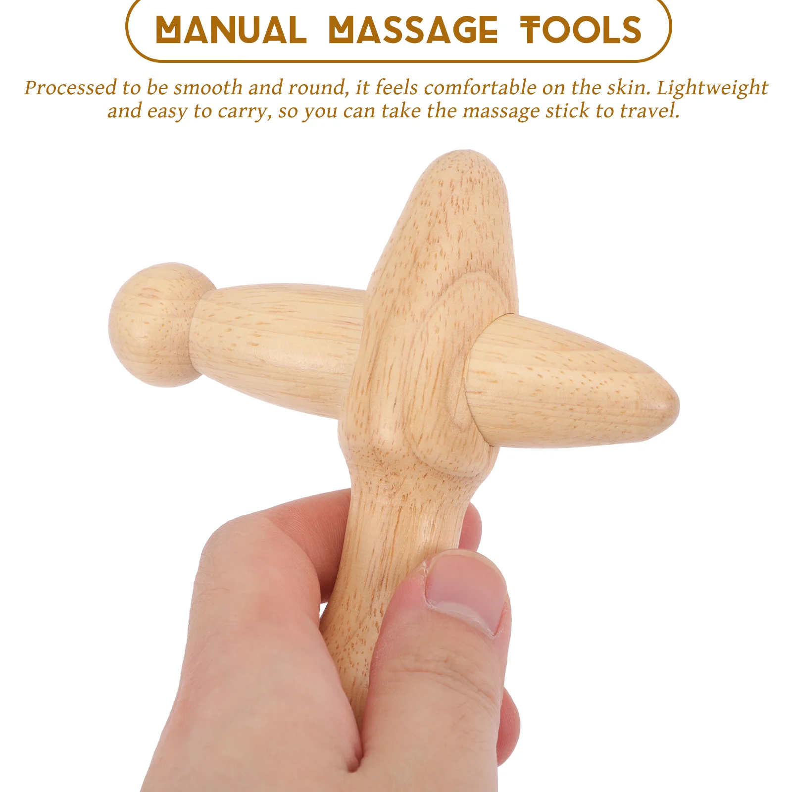 Foot Massager Manual Tools Care Wooden Trigger Point Acupuncture Acupressure Rod