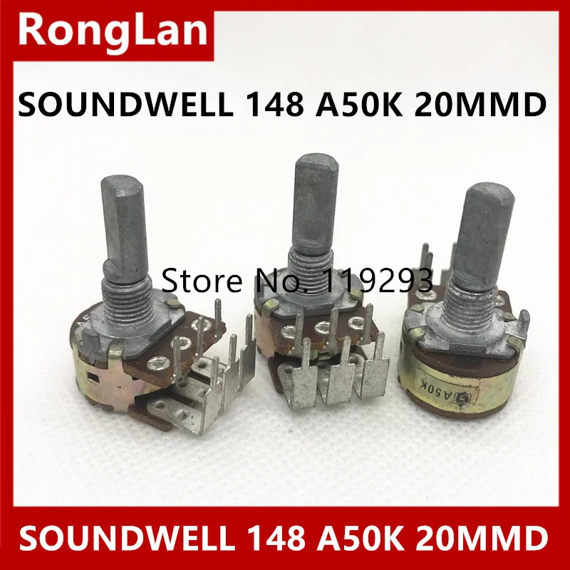 [BELLA]SOUNDWELL 148 pairs associated A50K Potentiometer wiring within the curved foot axis 20MMF--10PCS/LOT