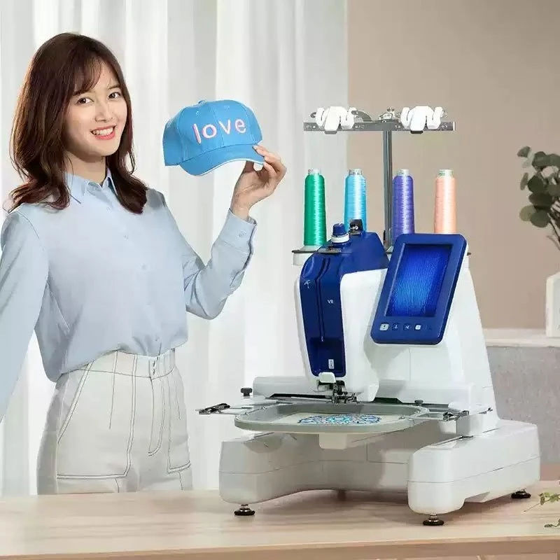 Commercial single head single needle computer automatic garment finished product embroidery machine embroidery machine