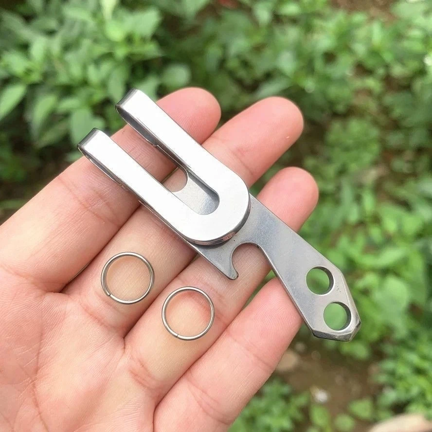 Multi-Purpose EDC Suspension Clip Belt Clip Key Chain Keyring Security EDC Cash Money Clip Super-Handy Belt Hanger Pocket Holder
