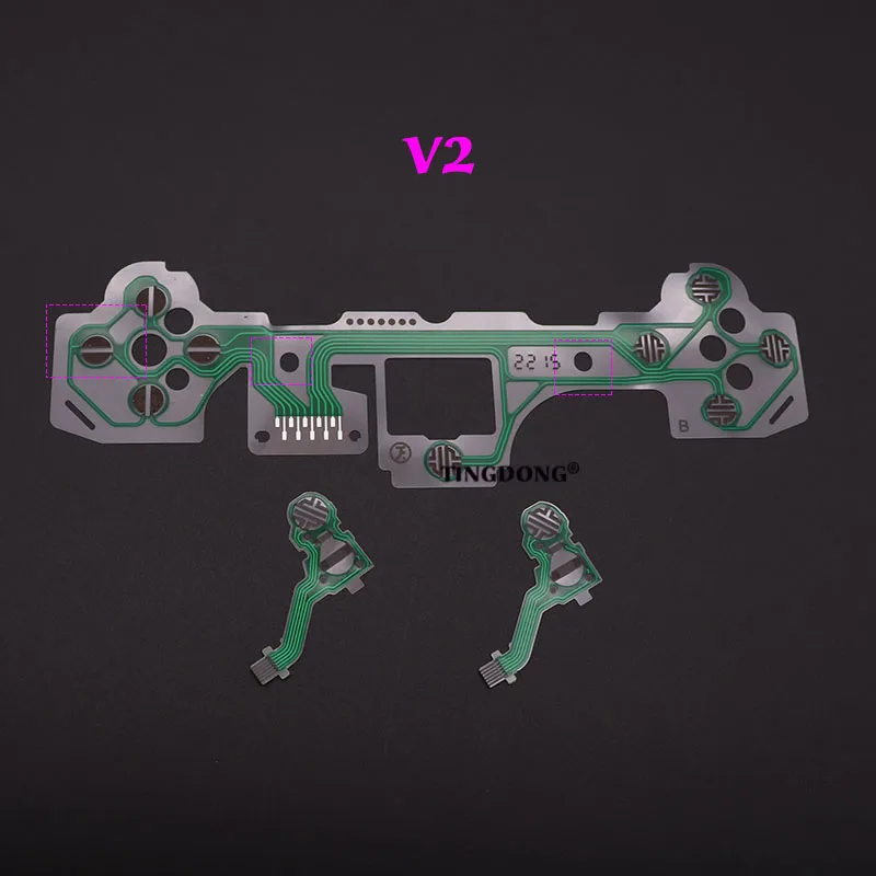 1PC Original For PS5 Button Ribbon Circuit Board Conductive Film for PS5 V1 V2 V3 Controller  Keypad flex Cable