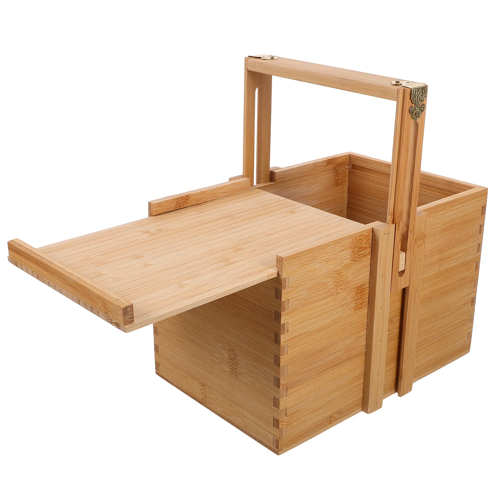 

Бамбуковая корзина для хранения ручной работы с плетеным дизайном для кухни, дома и улицы, контейнер для фруктов, яиц, чая, цзунцзы, бамбуковая корзина