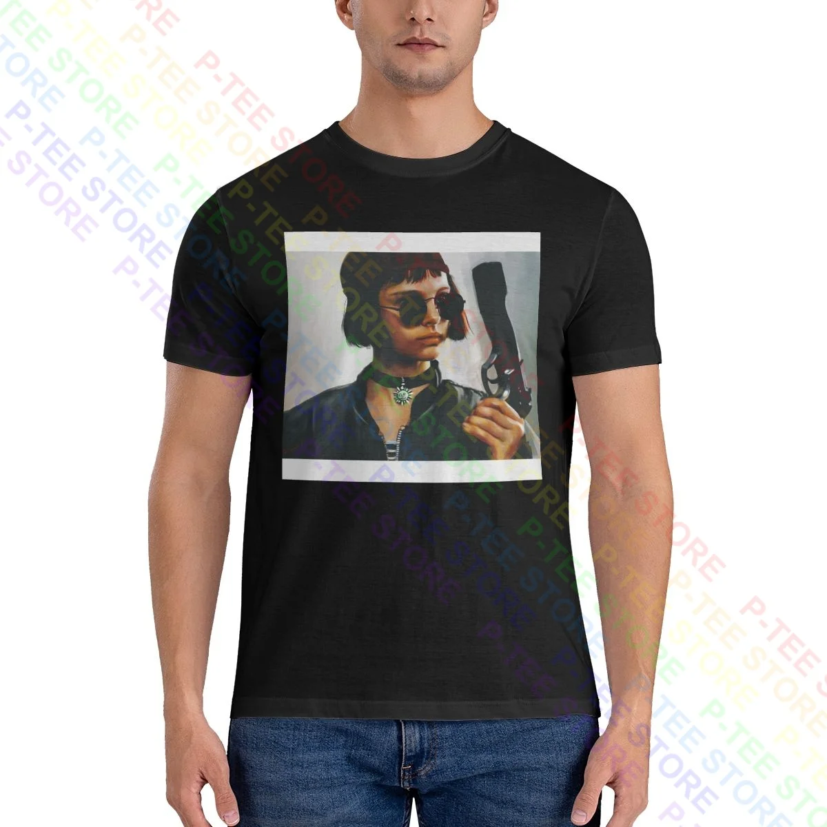 Fashion Movie Leon The Professional Leon Teach Matilda Shirt T-shirt Cool Hot Deals Tee