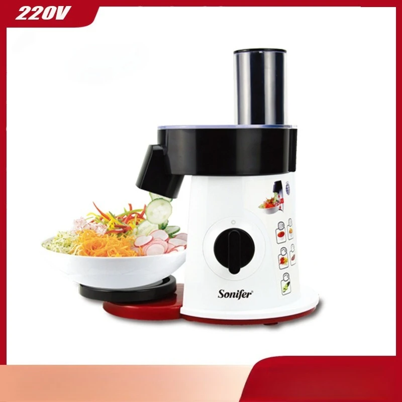 Cross-border New Multi-functional Automatic Salad Machine, Cheese and Vegetable Slicing and Shredding Machine 5 Salad Maker