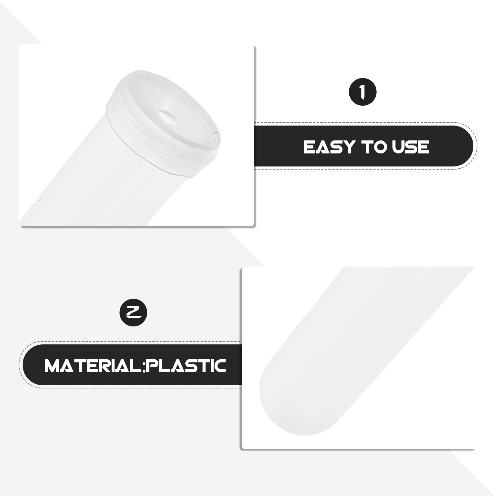 หลอดน้ำดอกไม้ประสิทธิภาพสูง 8 ชิ้นเพื่อการจัดดอกไม้ที่สดชื่น ช่อดอกไม้งานแต่งงาน ตกแต่งบ้าน