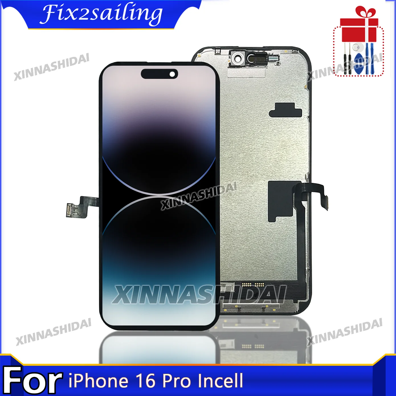 AAA+High Quality 100% Tested incell For iPhone 16 Pro LCD Display With Touch Screen Digitizer For iPhone 16 Pro Incell