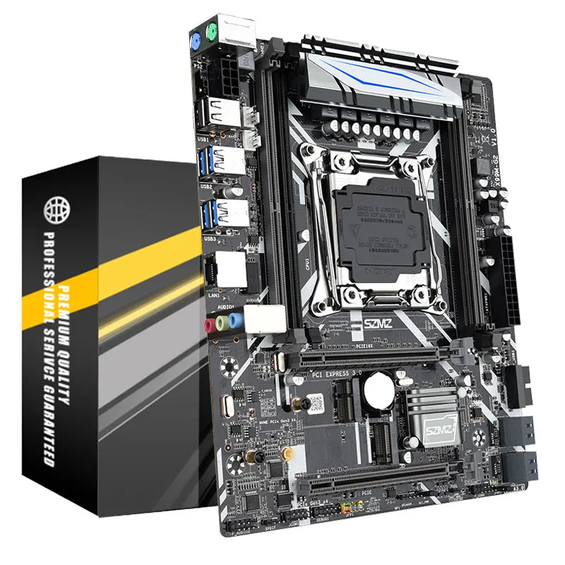 Go! SZMZ M-G2 Motherboard LGA 2011 V3 supports 4 DDR4 RAM NVME M.2 LGA2011-3 placa mae kit xeon