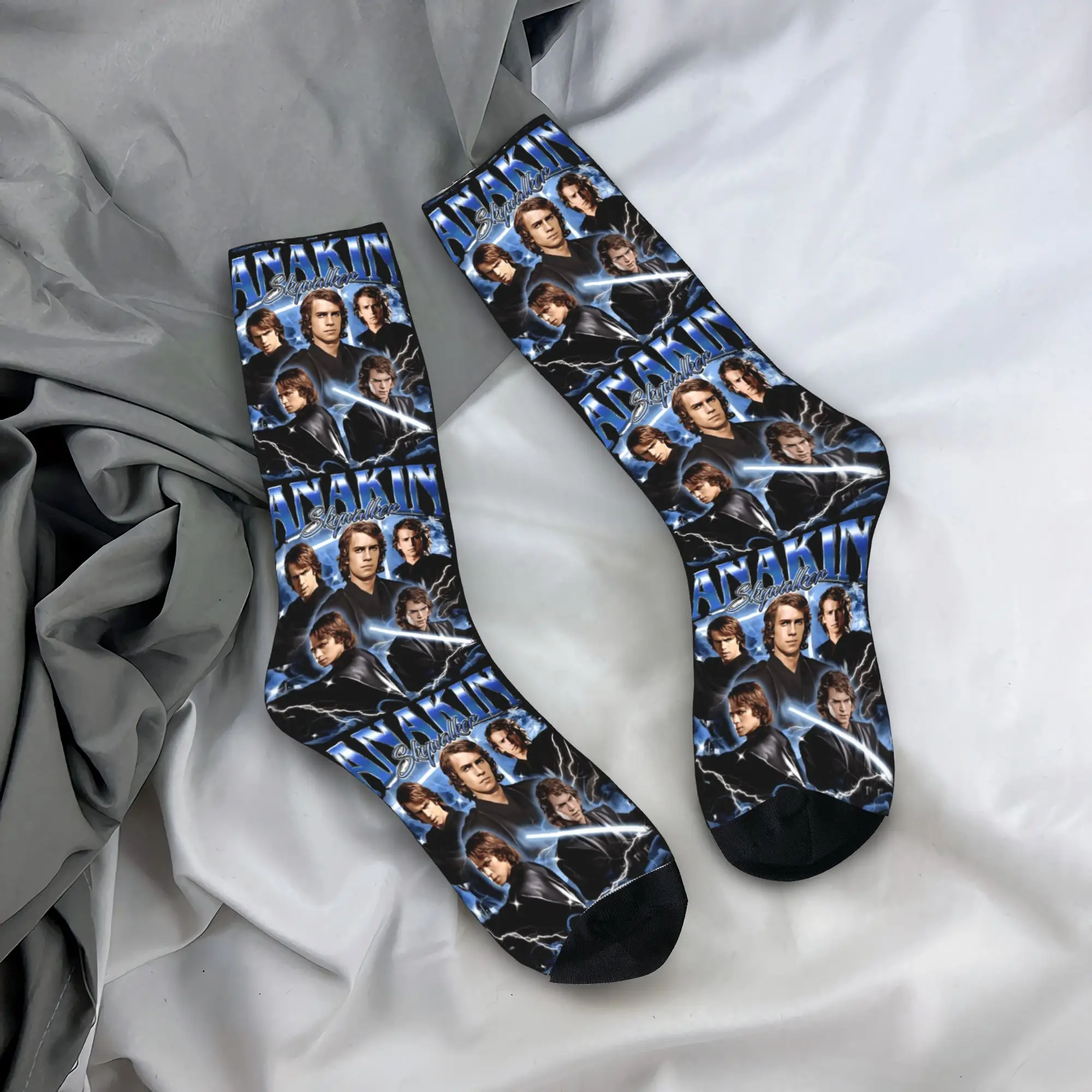 Men Socks Retro Ana… - image