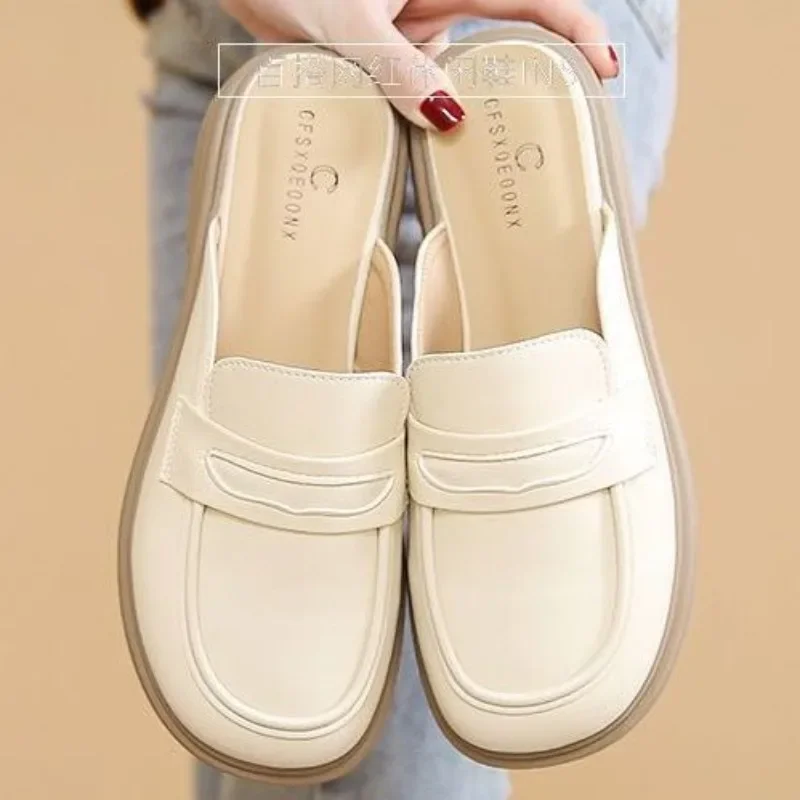 

Woman Slippers Soft Rubber Sandals Low Heel Slides Sabot Shoes For Women Luxury Elegant And Fashionable Shoe Wholesale Bulk Sale