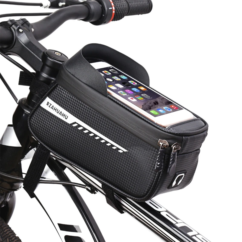 

Bike bag stylish waterproof spacious quick install storage bag easy access and multiple color options material sturdy