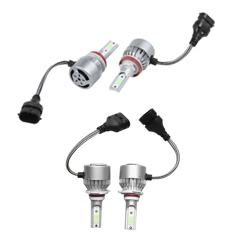 New2pcs Led Headlight Bulbs 8000K Car Headlight 72W Conversion Kits Autolamps Fog Lights