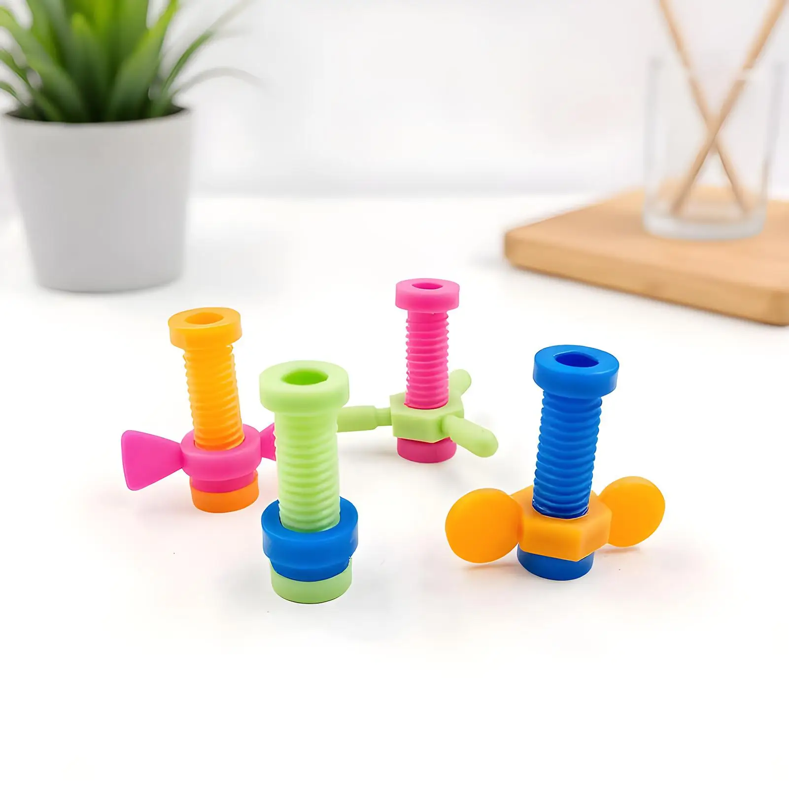 Fidget lápiz Toppers pequeño colorido Fidget Pen Top juguete para adultos ligero relajante herramienta de humor para hombres niños jóvenes niñas adolescentes