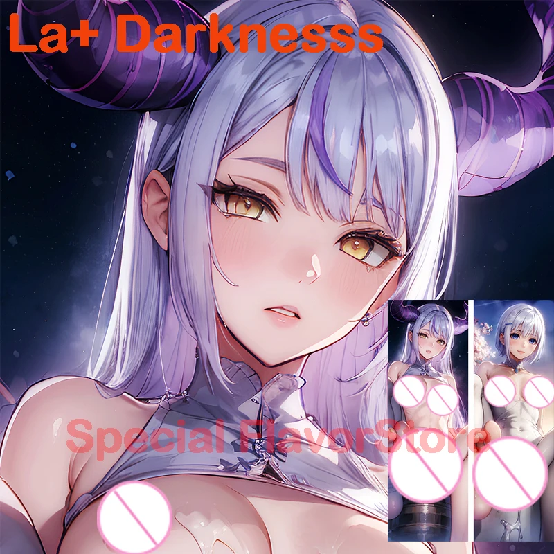 

Подушка Dakimakura Аниме La + Darknesss Hololive с двусторонним принтом в натуральную величину, наволочка для взрослых