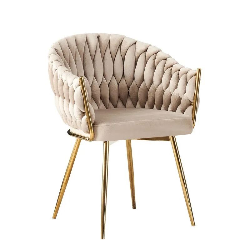 

//Wholesale Modern Nordic Luxury Steel Gold Velvet Dining Room Home Furniture Restaurant Dining Chairs With Backrest Metal Legs