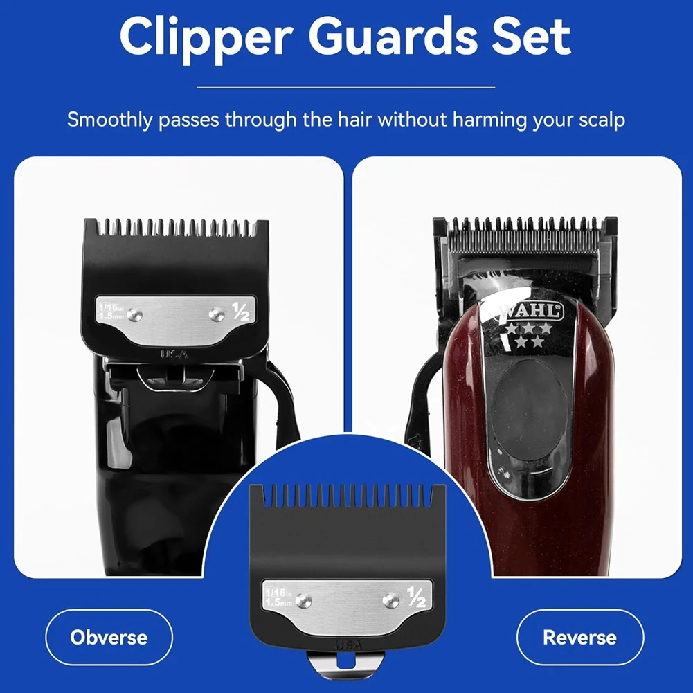 

Replacement Hair Clippers Guard Set For Wahl 1/16Inch 1.5Mm For Stylists& Barbers(2 Pieces)