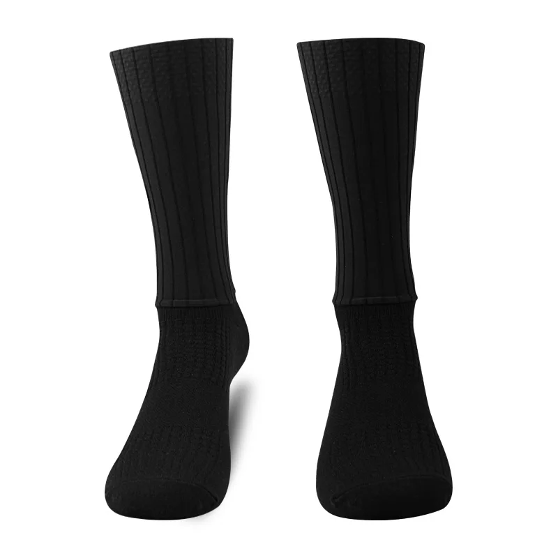 Rutschfeste Silikon-Sommer-Aero-Socken Whiteline Radsocken Herren Fahrrad Sport Laufsocken Calcetines Ciclismo