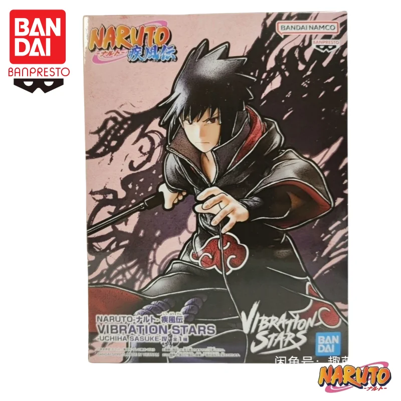 Auf Lager Bandai Banpresto Original Naruto Vibration Stars Uchiha Sasuke Band 4-Modellpuppe Brandneue Actionfigur in Box