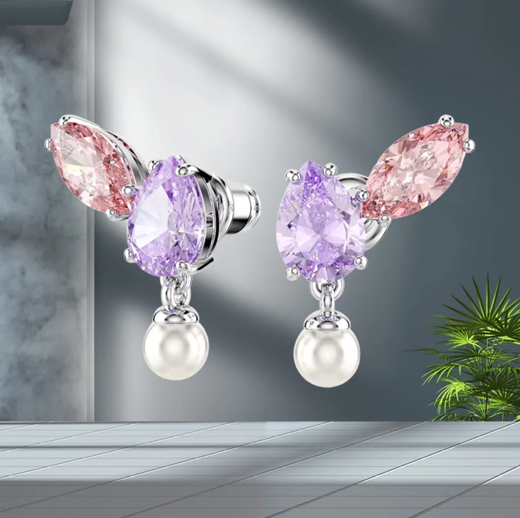 2026 New Arrival Mixed Cut Exquisite for Her Office Chic Fashion Jewelry Niche Design Limited Time Offer