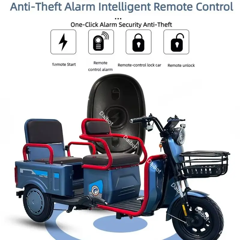 Рисунок 5 - Семейный трехколесный грузовой электрический самокат