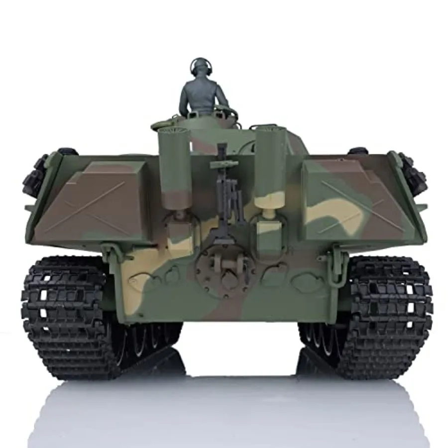 2.4G Henglong 1/16 مقياس البلاستيك الألماني النمر G RTR دبابة مع جهاز للتحكم عن بُعد نموذج 3879 مع BB Airsoft اطلاق النار BB الرصاص للداخلية والخارجية