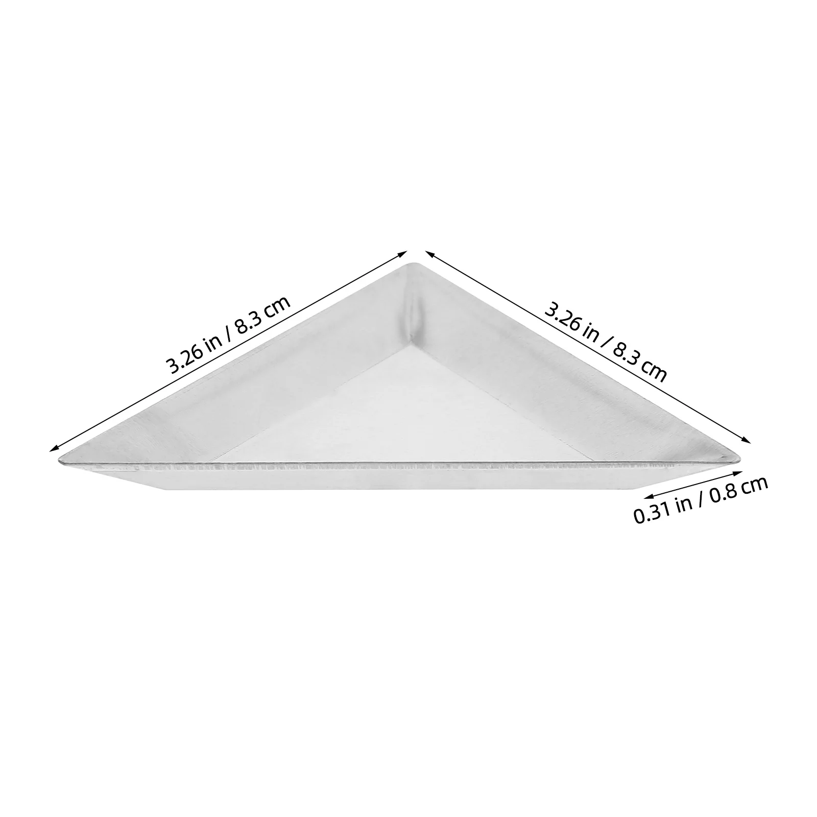 6Pcs Stainless Steel Weigh Boats Compact Tray High Precision Jewelry Scale Dish Mini Powder Weighing Dishes for Lab Liquid