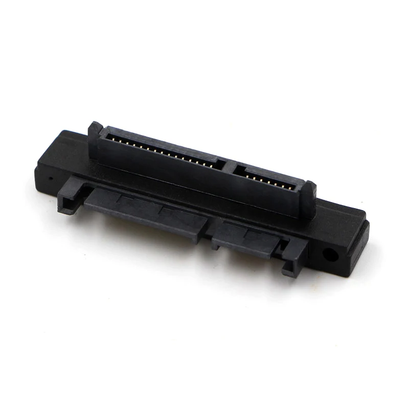 90 Degree Right Angled SATA 22Pin 7+15 Male to SFF-8482 SATA 22 Pin Female Port Adapter Card for SATA HDD SSD Right/ Left Hot image 4