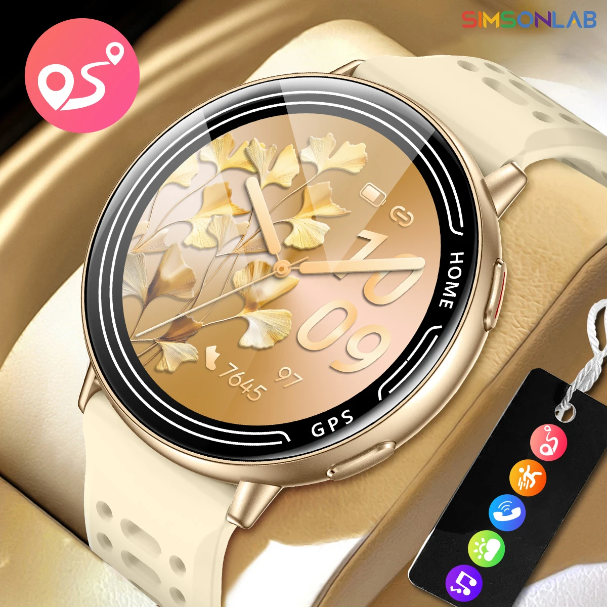 Smart Watch GPS Outdoor Health&Sleep Monitoring 100+ Sport Modes Bluetooth Calling For Android&IOS Men Women Smartwatch New