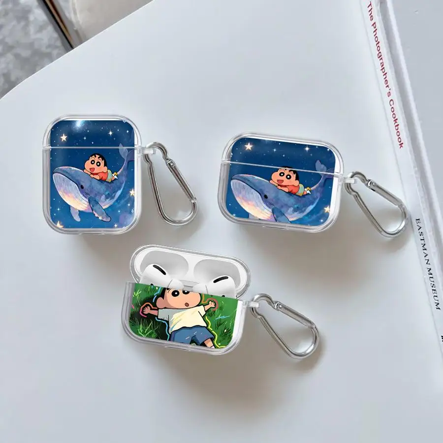 

Boy Whale Starry Night Art Clear Earphone Cases Cover Case For Airpods 2 Pro2 1 4 Pro3 Pro 3