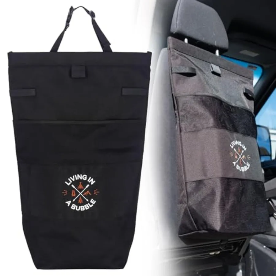 

Wet Dry Laundry Bag Portable Waterproof Travel Hamper for RV Campervan Use Foldable Clothes Organizer with Separate Wet Dry Com