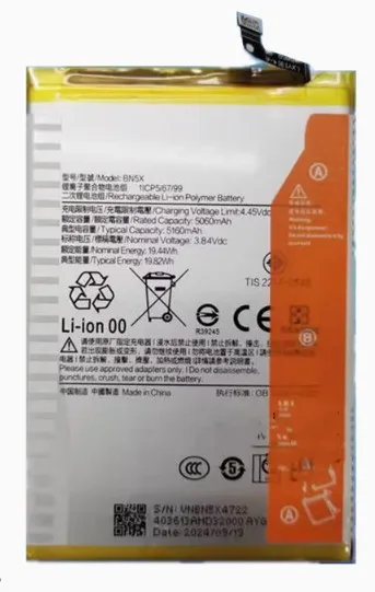 

Replacement Phone Battery BN5X For Xiaomi redmi 14c