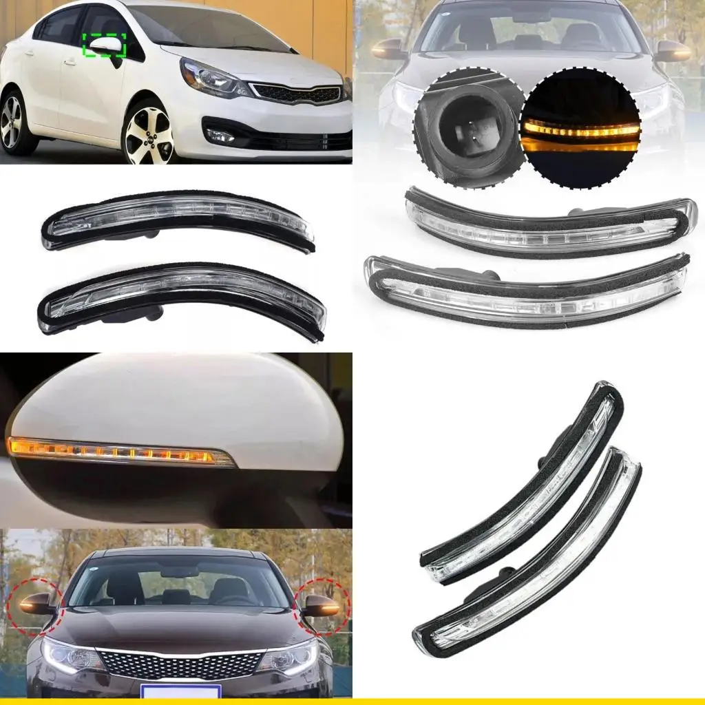 

SZCH Rearview Mirror Lamp Replacement 87614-1W000 87624-1W000 for Selected